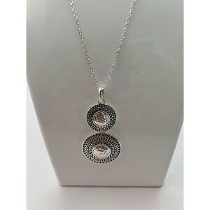 Bay Studio Silver-Tone Necklace and Earring Set